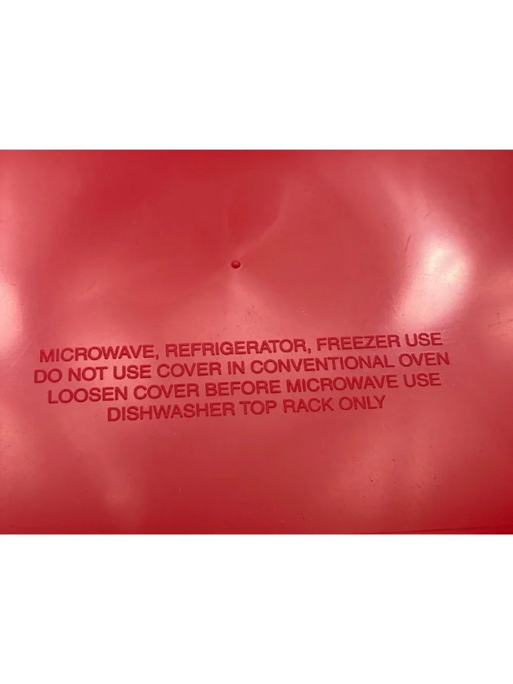 Pyrex Red Plastic Storage Lid 13